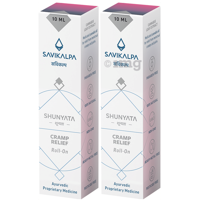 Savikalpa Shunyata Cramp Relief Roll-On (10ml Each)