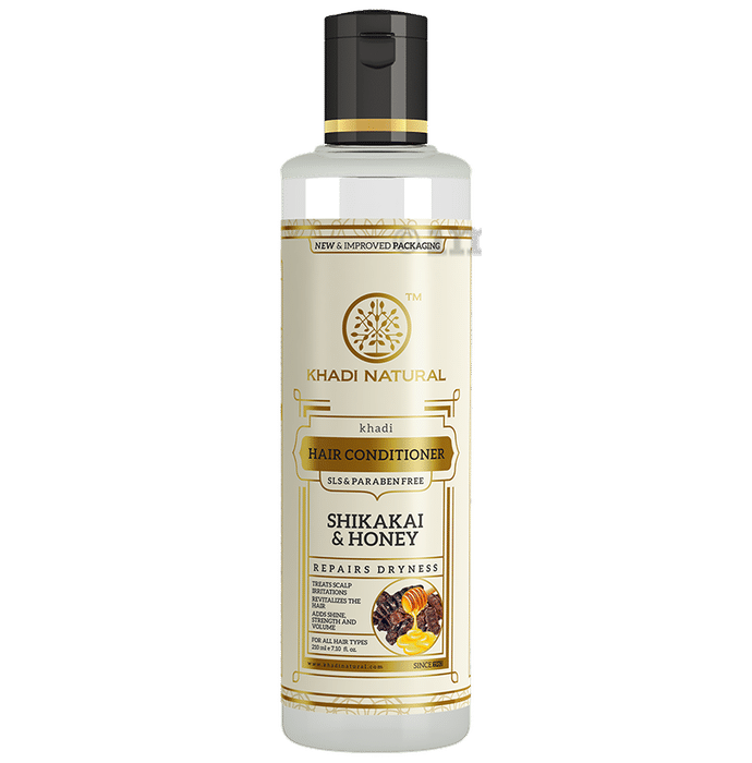 Khadi Naturals Ayurvedic Shikakai & Honey Hair Cleanser SLS & Paraben Free
