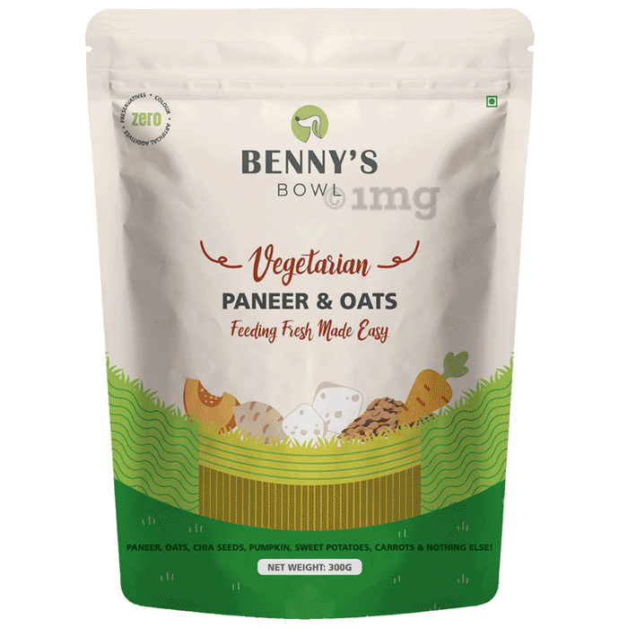Bennys Bowl Paneer &Oats(300gm Each) Pet Food