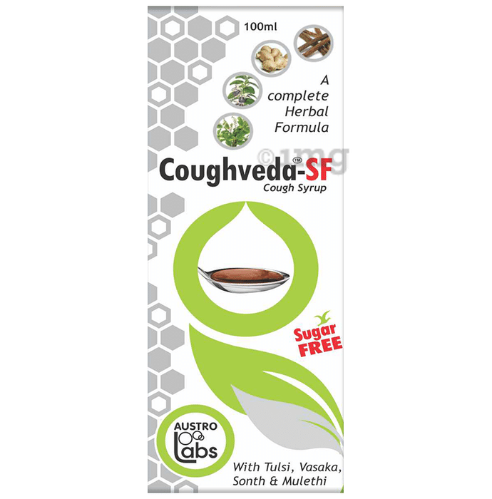 Austro Coughveda-SF Syrup (100ml Each) Sugar Free