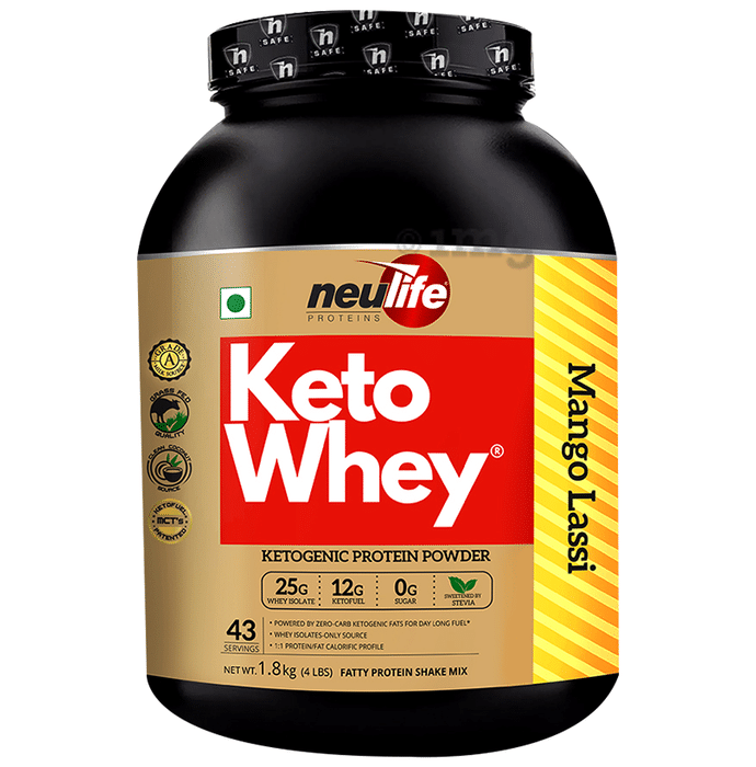 Neulife Keto Whey Ketogenic Protein Powder Mango Lassi