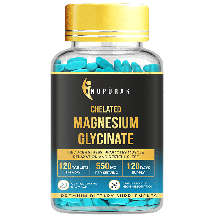 Anupurak Chelated Magnesium Glycinate Tablet (120 Each)