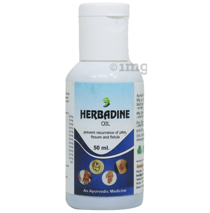 Dr.Bhargav’s Herbadine Oil (50ml Each) Bottle