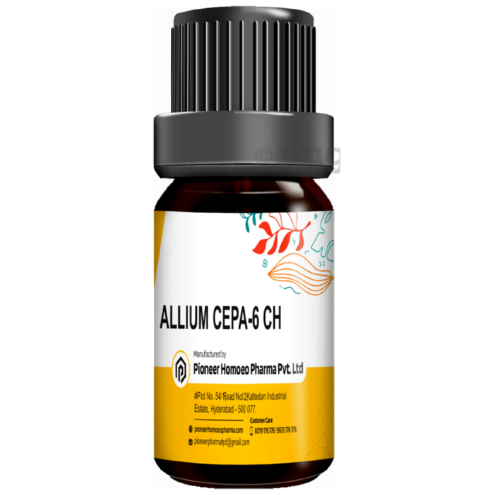 Pioneer Pharma Allium Cepa Globules Pellet Multidose Pills 6 CH