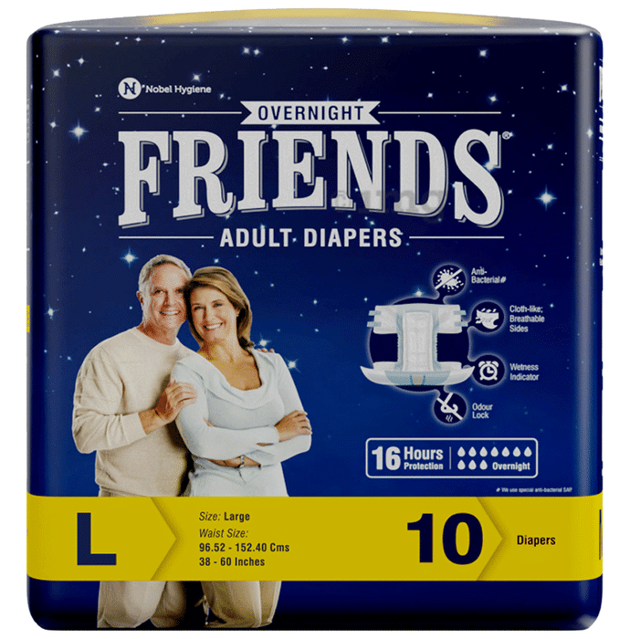 Friends Overnight Adult Diaper Large