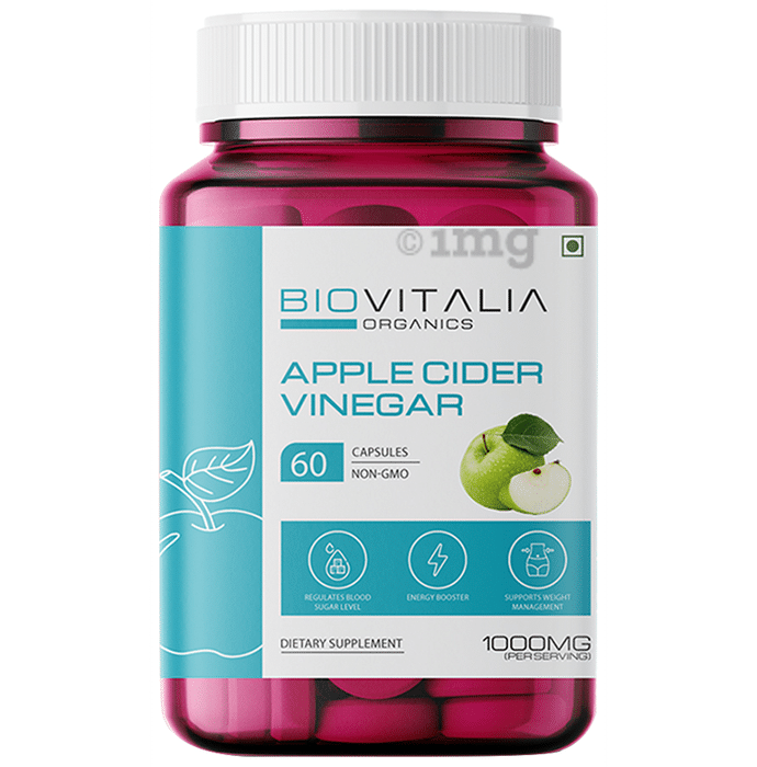 Biovitalia Organics Apple Cider Vinegar 1000mg Capsule