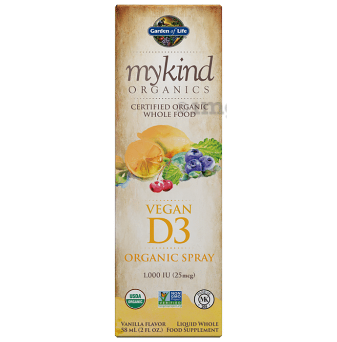 Garden of Life Mykind Organics Vegan D3 1000 IU Spray