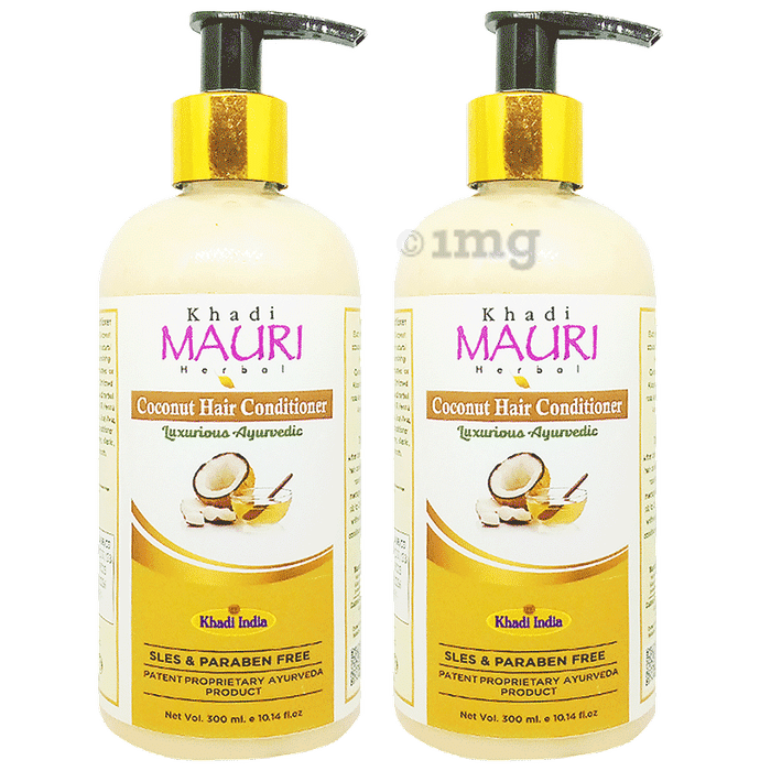 Khadi Mauri Herbal Coconut Hair Conditioner (300ml Each)