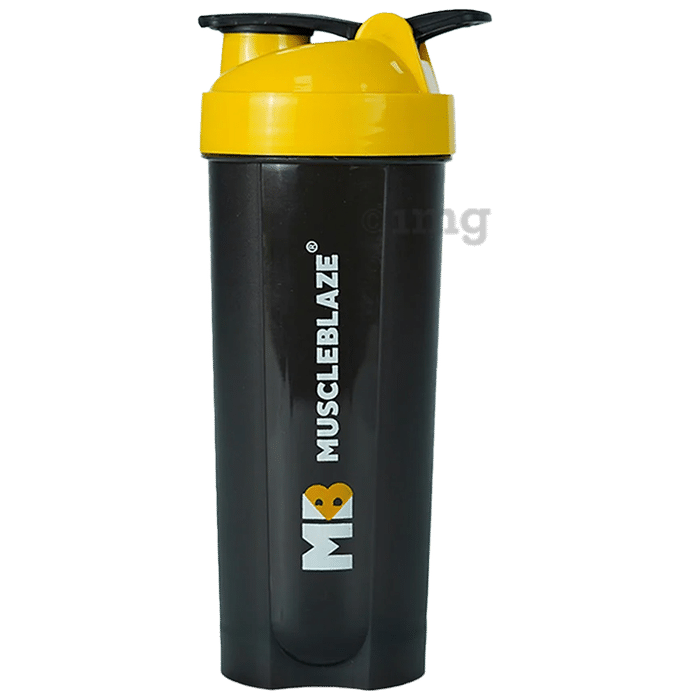 Muscleblaze BPA-Free (650ml) Shaker Yellow & Black