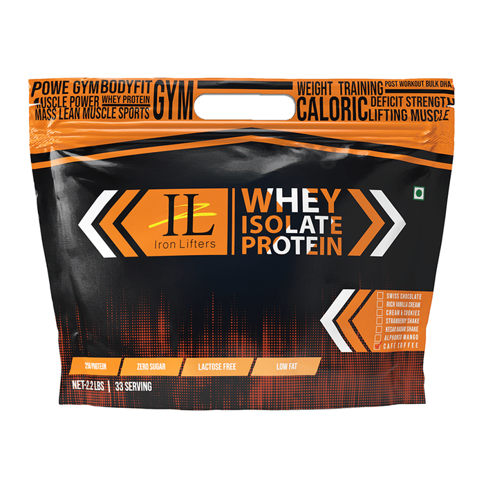 Iron Lifters Isolate Whey Protein Powder Cafe Cofffee