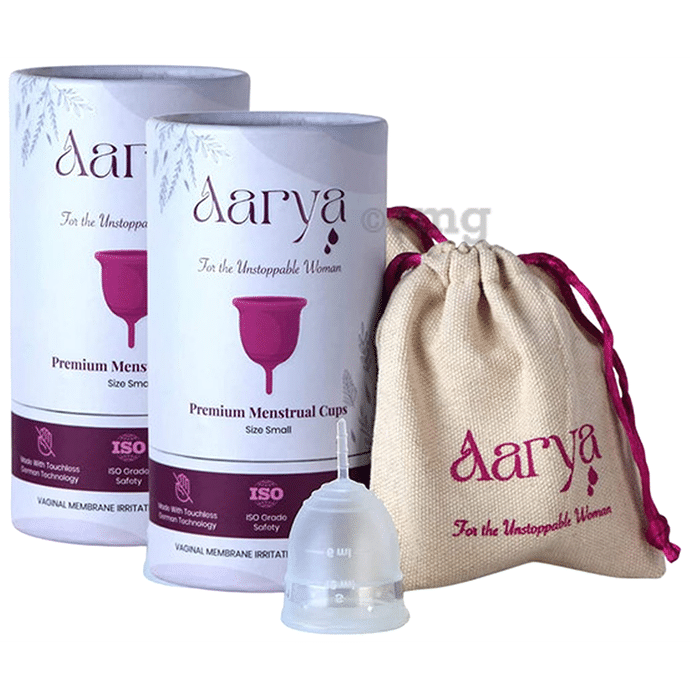 Aarya Medical Grade Silicone Reusable Menstrual Cup Small