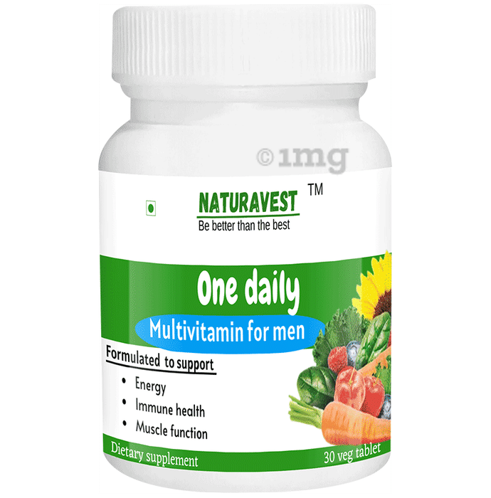 Naturavest One Daily Multivitamin for Men Veg Tablet Tablet