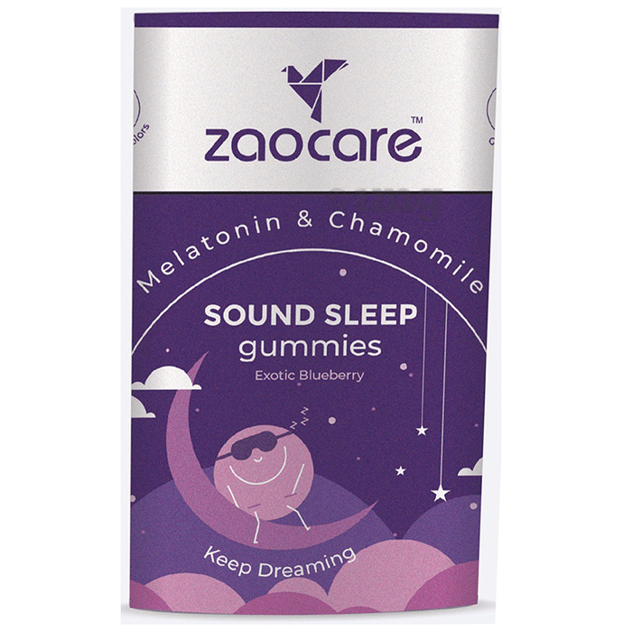 Zaocare Sound Sleep Gummies Exotic Blueberry