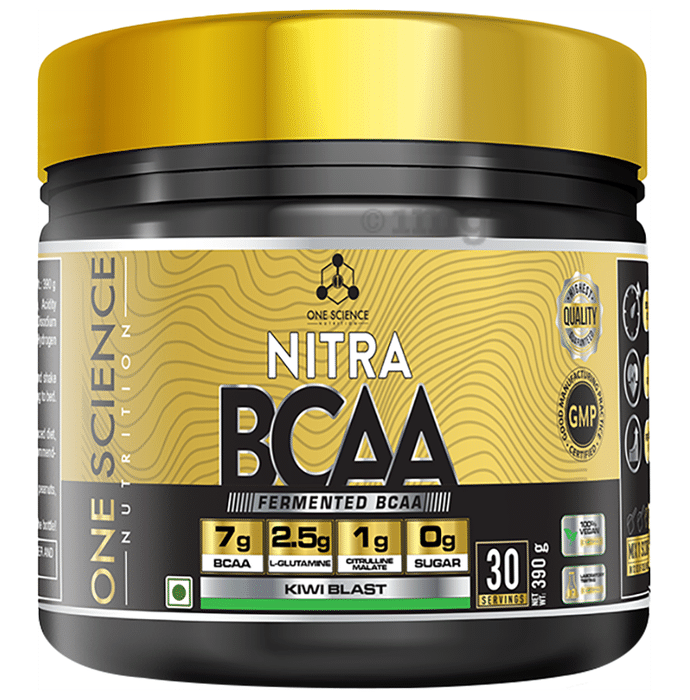One Science Nutrition Nitra Fermented BCAA  Powder Kiwi Blast