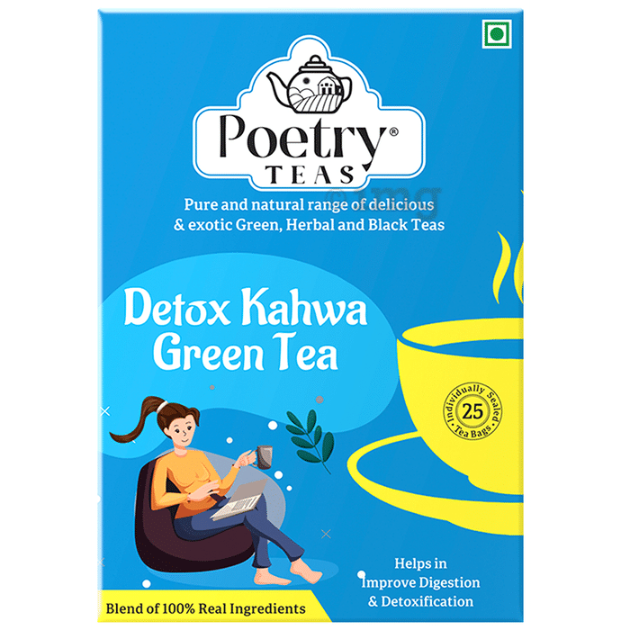 Poetry Teas Detox Kahwa Green Tea Bag (1.8gm Each)