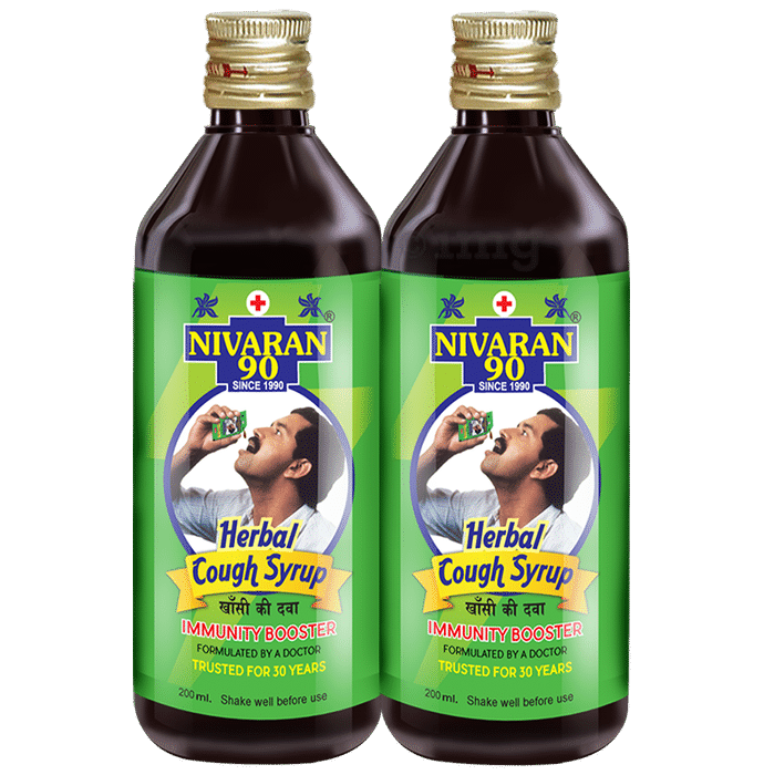 Nivaran 90 Herbal Cough Syrup (200ml Each)