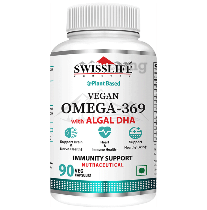 SWISSLIFE FOREVER Vegan Omega 369 with Algal DHA Capsule
