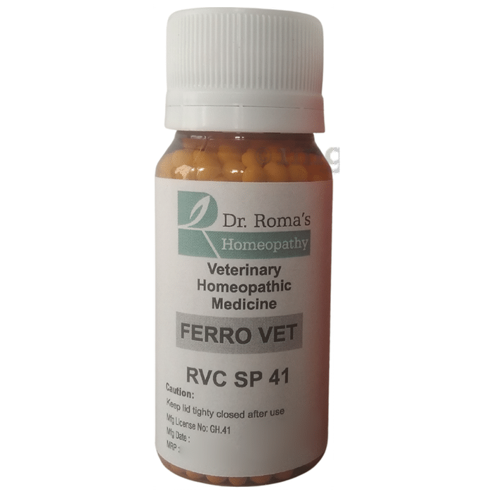 Dr. Romas Homeopathy RVC SP 41 Ferro Vet Globules