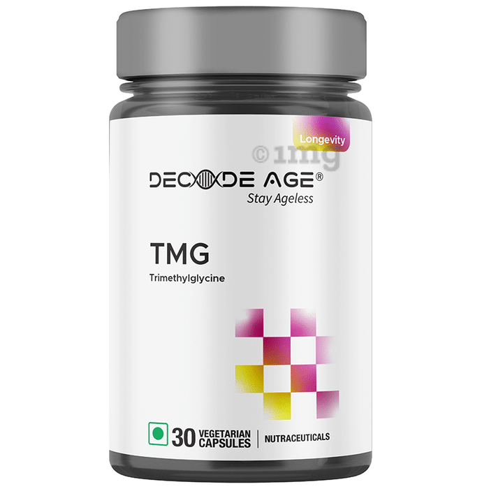 Decode Age TMG Vegetarian Capsule Betaine Anhydrous Trimethylglycine Supplements