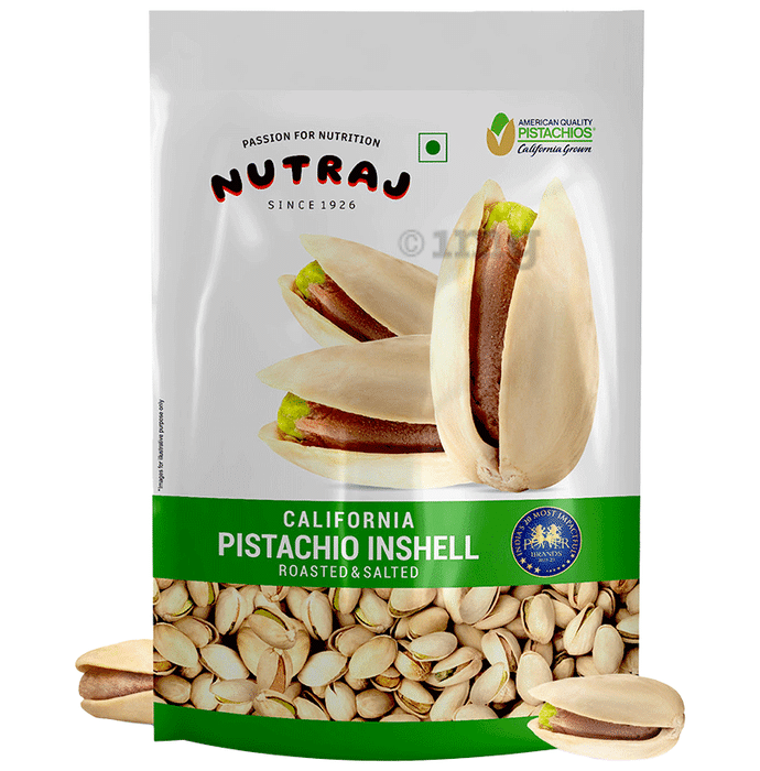Nutraj California Pistachios Inshell Roasted & Salted