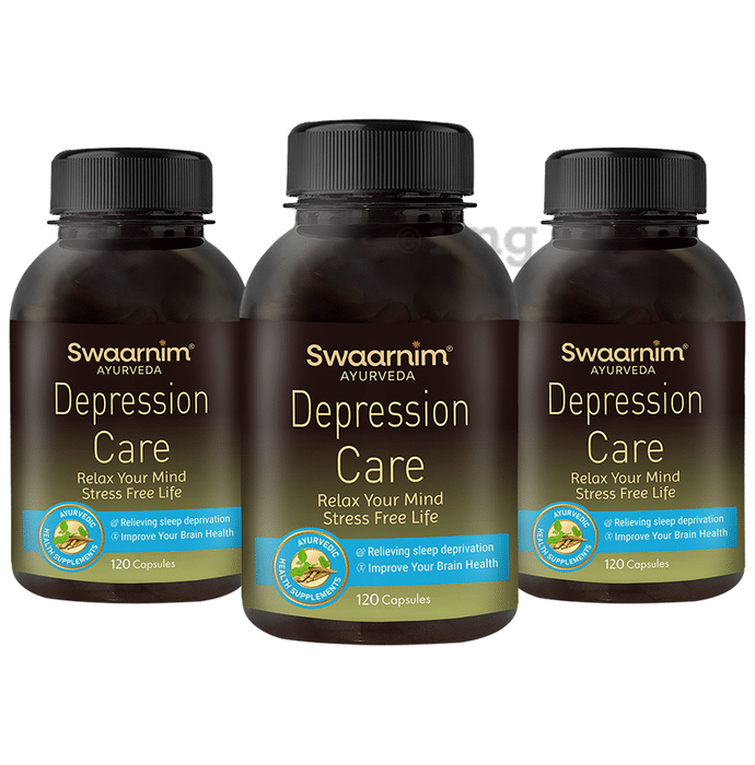 Swaarnim Ayurevda Depression Care Capsule (120 Capsule)