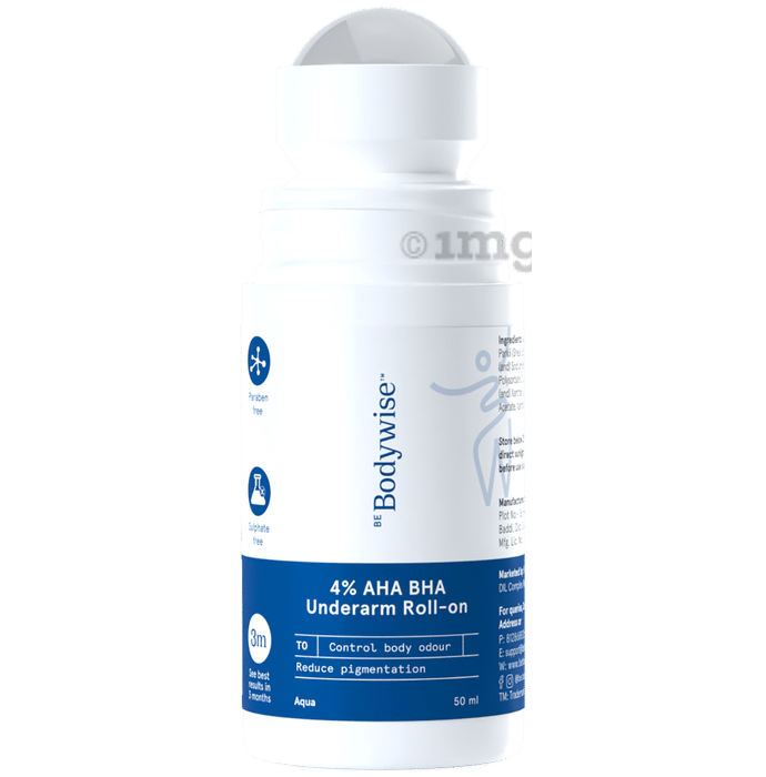 Be Bodywise 4% AHA BHA Underarm Roll-On Aqua