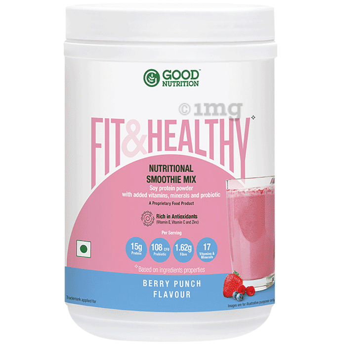 Good Nutrition Fit & Healthy Nutritional Smoothie Mix Berry Punch Powder