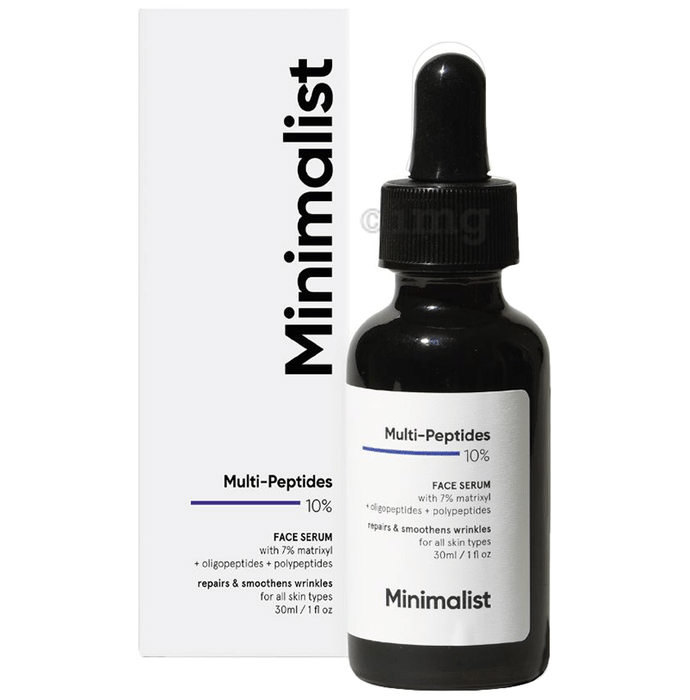 Minimalist 10% Multi-Peptide Face Serum | Repairs Wrinkles