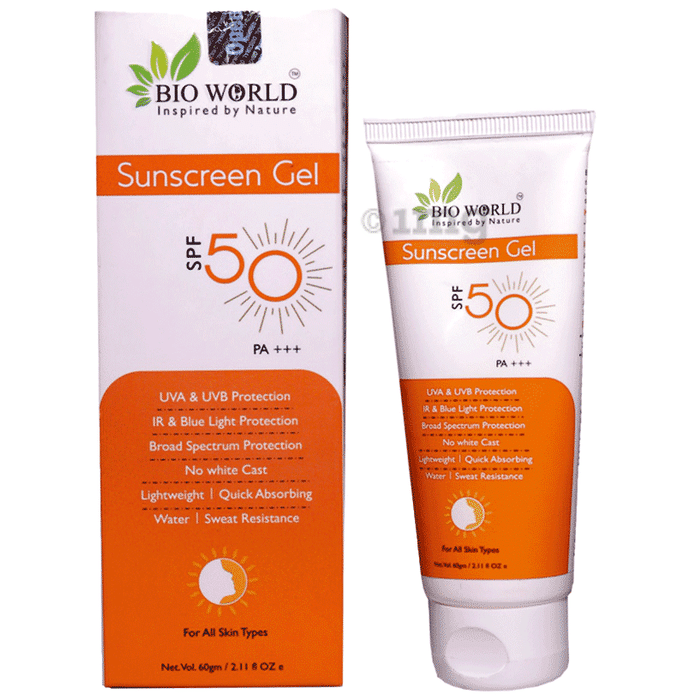 Bio world Spf 50 Sunscreen Gel SPF 50 PA+++