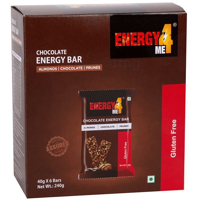 Energy4Me Chocolate Energy Bar (40gm Each)  Bar