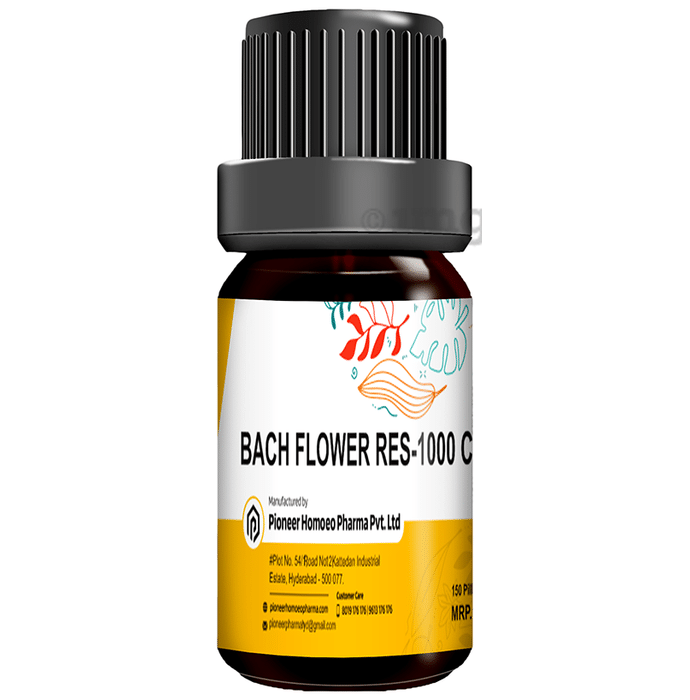 Pioneer Pharma Bach Flower Res Globules Pellets Multidose Pills 1000 CH