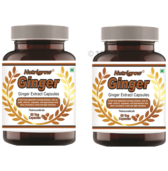 Nutrigrow Ginger Veg Capsule (60 Each)