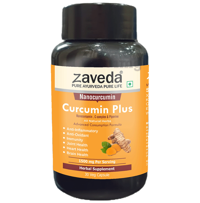 Zaveda Curcumin Plus Veg Capsule