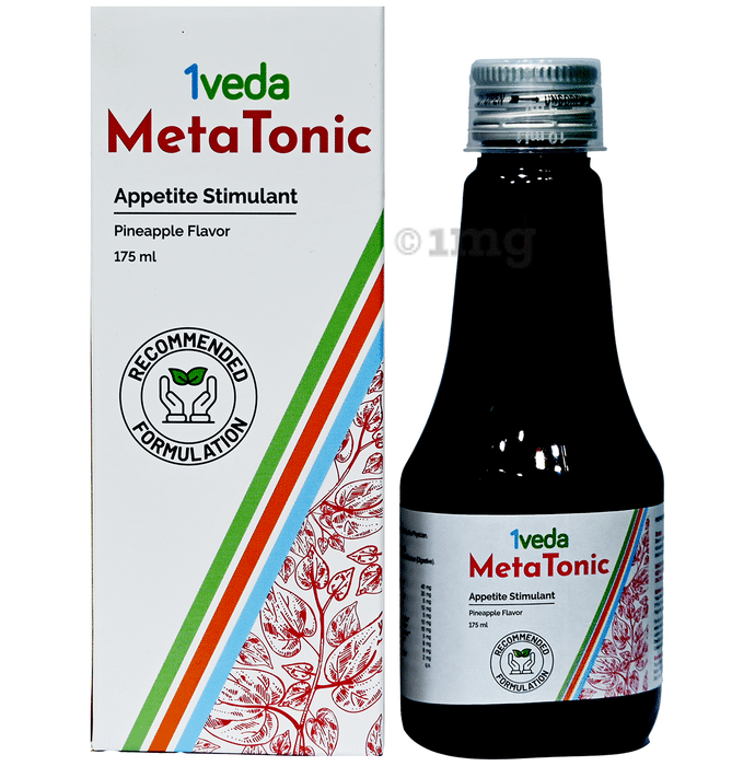 1Veda Meta Tonic Appetite Stimulant Syrup Pineapple
