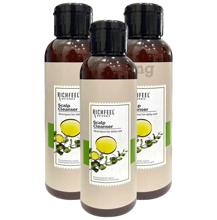Richfeel Scalp Cleanser Controls Dandruff, Reduces Hair Fall  (100ml Each)