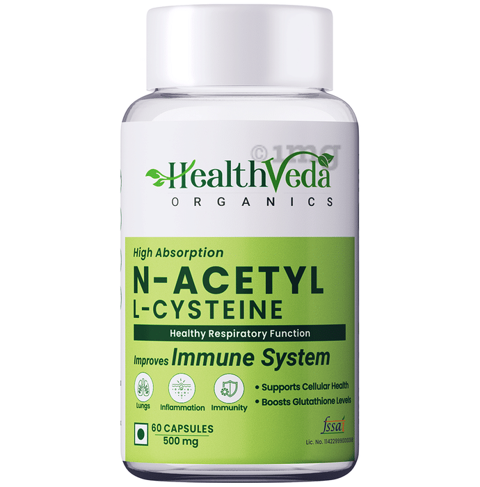 Health Veda Organics N-Acetyl L-Cysteine Capsule