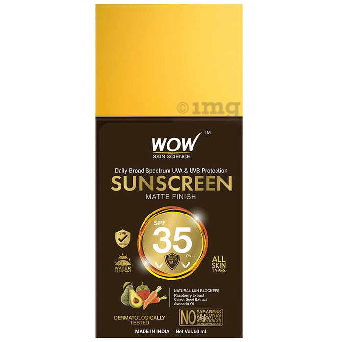 WOW Skin Science Sunscreen Matte Finish SPF 35 PA++