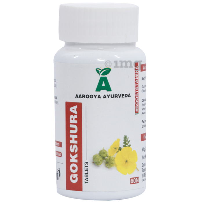 Aarogya Ayurveda Gokshura Tablet: Buy bottle of 60.0 tablets at 𝗯𝗲𝘀𝘁 ...