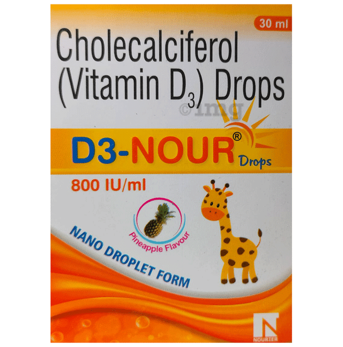 D3-Nour Oral Drops Pineapple