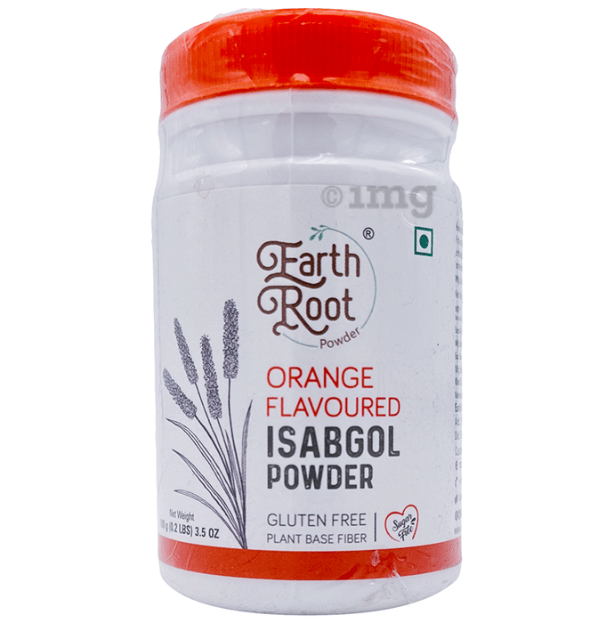 Earthroot Spices and herbs Isabgol Powder Orange