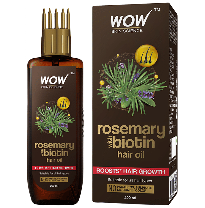 WOW Skin Science Rosemary with Biotin  Hair Oil