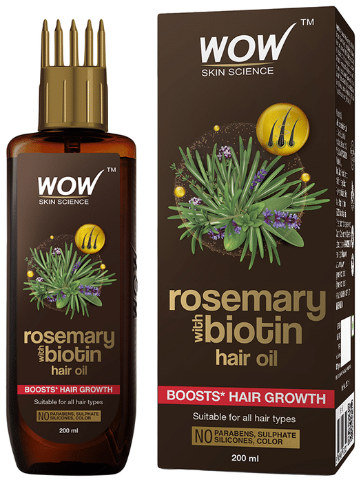 WOW Skin Science Rosemary with Biotin  Hair Oil