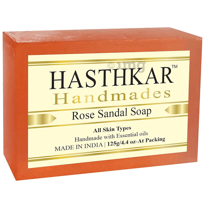 Hasthkar Handmades  Rose Sandal Soap