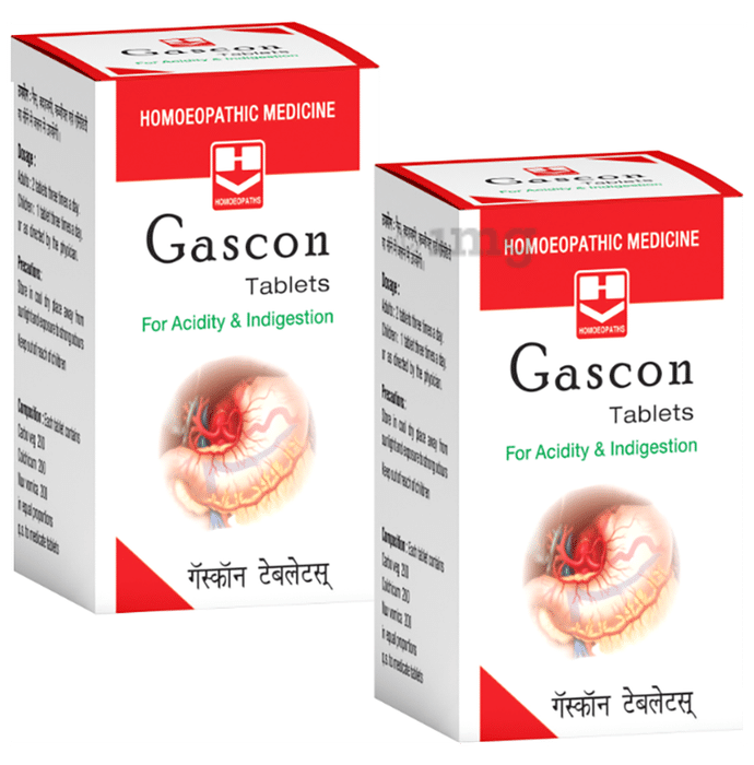 Homeopaths Gascon Tablet (25gm Each)