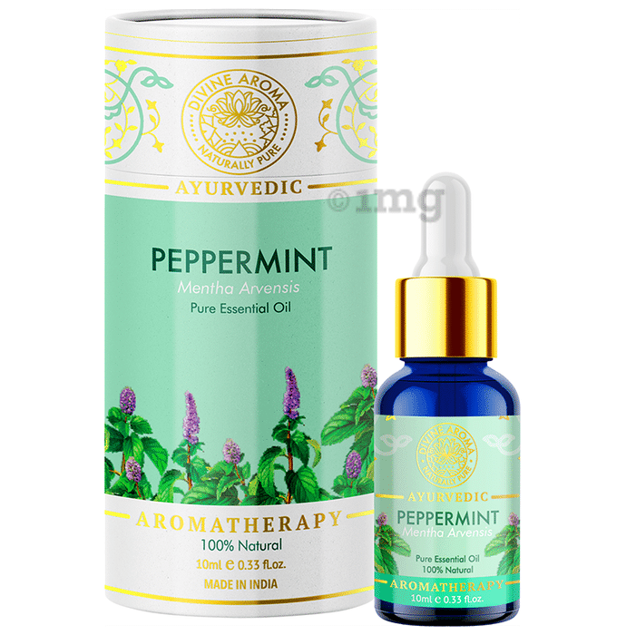 Divine Aroma Ayurvedic 100% Natural Pure Essential Oil Peppermint