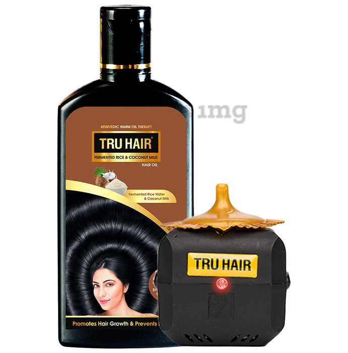 Tru Hair  Fermanted Rice & Coconut Milk Hair Oil with Heater