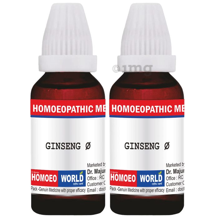 Dr. Majumder Homeo World Ginseng Mother Tincture (30ml Each) Q