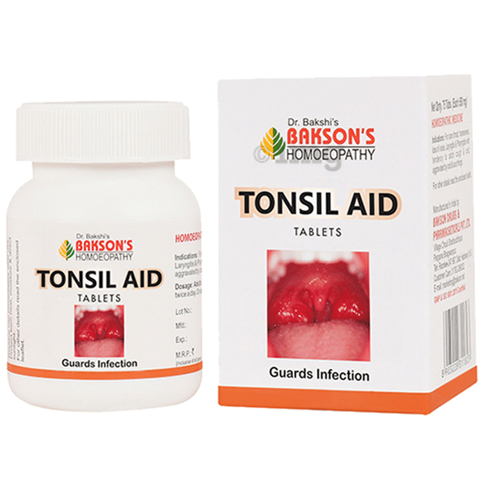 Bakson's Homeopathy Tonsil Aid Tablet