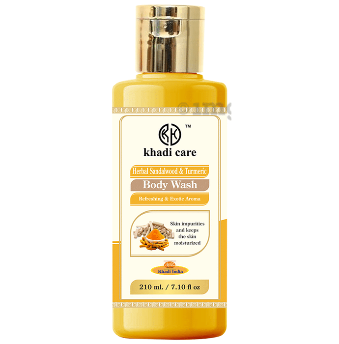 Khadi Care Herbal Sandal and Turmeric Body Wash