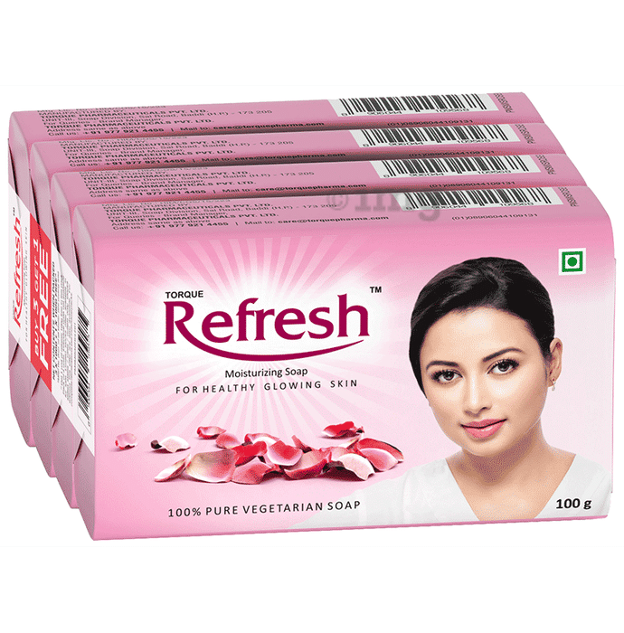Refresh Moisturising Soap (100gm Each) Rose